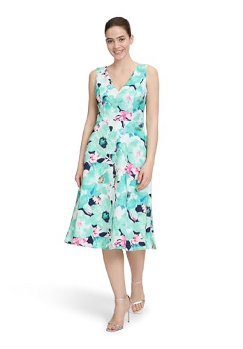 Vera Mont Damen 4881/4222 Kleid, Dark Blue/Emerald, 40