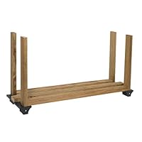 2x4basics 90144 Firewood Rack System, Black