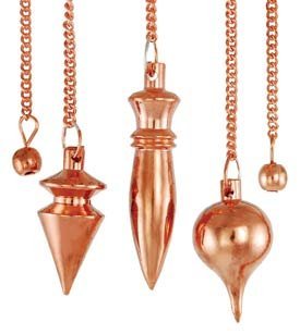 AzureGreen GPCC Copper Plated Brass Pendulum (One Pendulum, Styles vary, Picked At Random)