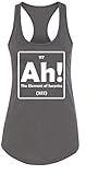 Ladies Tank Top Ah! The Element of Surprise Dark