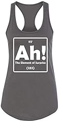 Ladies Tank Top Ah! The Element of Surprise Dark