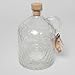 Circleware Honey Bee 2 Liter Glass Jug Pitcher with Cork Stopper (1)