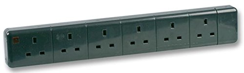 PRO ELEC PELB1524 6 Gang Extension Socket