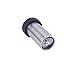 TPOHH Cylindrical Floor Mount Door Stop, Brushed Nickel 3-1/8