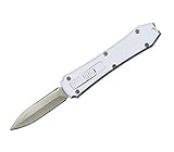 Firecracker Knife - mini keychain pocket knife (Silver)