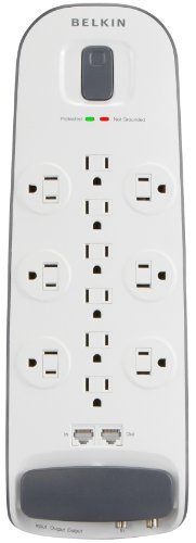 Belkin-12-Outlet-Surge-Protector-with-8-Foot-Power-Cord-and-Telephone-and-Coax-Protection-BV112230-08-BLK