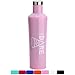 DoDo OUTDOOR Water Bottle | Stainless Steel | Vacuum Insulated | For Men/Women |Flask Bottle |Leak-proof Double Walled Cola Shape | Narrow Mouth| BPA Free | Multi-Color | 17oz