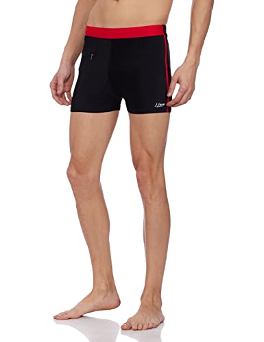 I-Swim Mens Costume Is-010 Size Xl Black/Red With Is-010 Size Xl Black/Red Pack Of 2 And Swimming Goggles Is-501 3