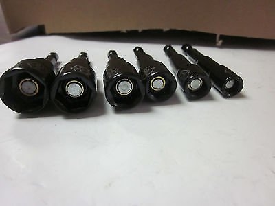 Click Here to See More Images 6pc 1/4 5/16 3/8 7/16 1/2 9/16 MAGNETIC 2-9/16 IMPACT READY NUTSETTER DRIVER SET