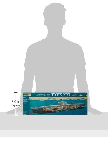 U-Boat Type XXI German Submarine w/Interior 1/144 Revell Germany