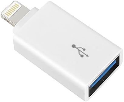 Lightning to USB Adapter,Lightning 8-Pin To Usb Female Otg Adapter For Apple IOS to USB Female OTG Adapter Charging Data Transmission Converter for iPhone iPad 4 and iPad Mini