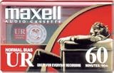 Maxell UR-60 Audio Cassette- Box Of 10