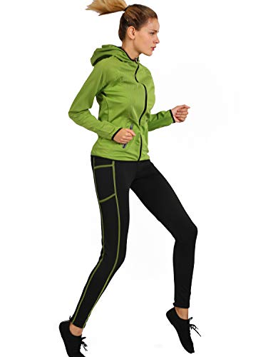 Active Wear Sets for Women -Workout Clothes Gym Wear TracksuitsYoga Jogging Track Outfit Legging Jacket 2 Pieces Set