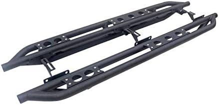 Mifeier Textured Black Side Step Rails Running Boards fit 2018-2020 Wrangler JL 4 Door Only(Exculde JK)