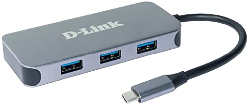D-Link DUB-2335, Hub USB-C 6 en 1, 3 Puertos USB 3.0, HDMI... en promo sur Amazon