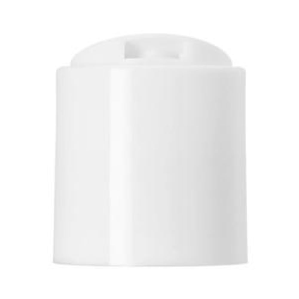 Photo 1 of 24/410 Durable Unlined Disc Press Top Closure Caps for Plastic, Empty, Shampoo, Soap, Lotion Bottles - Caps for Squeeze Bottles With Neck Diameter 24mm (2, White)