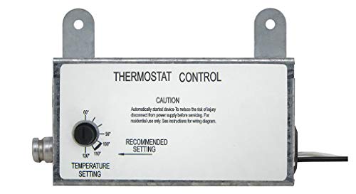 iLIVING ILG-002T Fan Thermostat Control Box, Silver