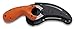 CRKT Bear Claw E.R. Fixed Blade Knife with Sheath: Orange Handle Emergency Rescue, Serrated Blade with Blunt Tip, Positive Sheath Lock, Molded Handle, Belt Slots or Pocket Clip 2510ER