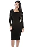 Midi Bodycon Stretch Dress