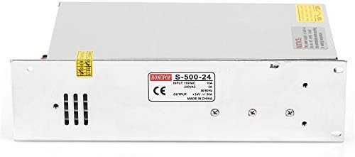 AC-DC 500W 24V Voltage Transformer Switching Power Supply for LED Light Bar AC 110V / 220V to 24V DC 20A 500W S-500-24 24V 20A