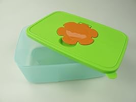 TUPPERWARE Caja Portatoallitas 1,5 L naranja verde: Amazon.es: Hogar