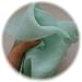 Salux LuPro Beauty Skin Bath Wash Cloth/Towel (3) Turquoise Blue, Peach Pink and Aquamarine Green