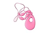 MyBoo Autism/Sensory/Teething Chewable Oval Bead and Droplet Pendant Necklace - Pink