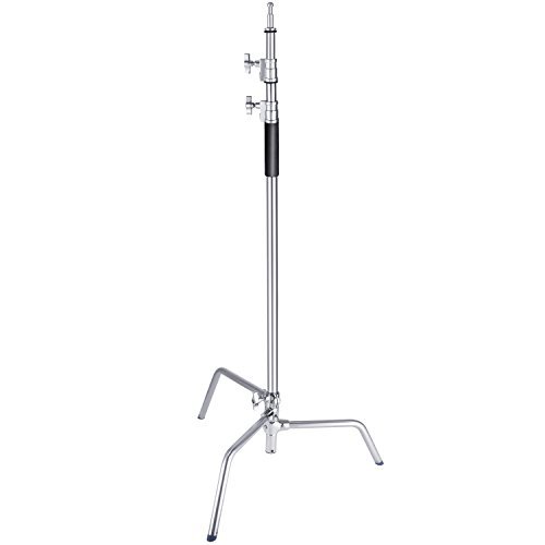 Neewer Stainless Steel Heavy Duty C-Stand, 5-10 feet/1.5-3 Meters Adjustable Photographic Sturdy Tripod for Reflectors, Softboxes, Monolights, Umbrellas