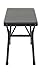 COSCO 3 Piece Indoor Outdoor Table and 2 Bench Tailgate Set, Black