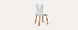 2you Kids Bunny Chair Wooden Rabbit Design for Nursery Ages 3-6 view 7