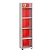 Cilek 20.56.1501.00 Race Cup Bookcase, Red