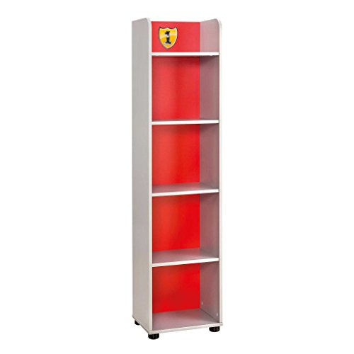 Cilek 20.56.1501.00 Race Cup Bookcase, Red
