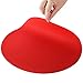 2 Pack 12 Inch Silicone Microwave Mat Non-Stick Oven Mat Microwave Turntable Mat (Red)