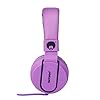 Rockpapa-952-Stereo-Foldable-Headphones-On-Ear-Adjustable-Headband-with-Microphone-for-Kids-Childrens-Adults-Tablet-Computer-Mobile-CDDVD-MP34-Black-Purple Rockpapa Kids Headphones, 952 Childrens Headphones, Wired Headphones with Microphone, Foldable, Stereo Sound, 3.5mm Jack…