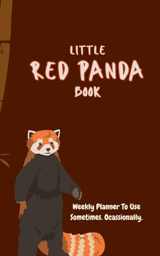 Little Red Panda Book - ADHD Weekly Planner
