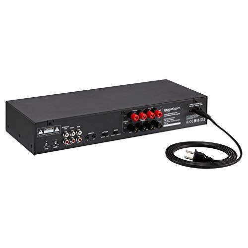 Amazon Basics 80W 2Channel Class D Digital Power Amplifier Multi