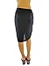 Luxury Divas Sheer Black Knee Length Cover Up Sarong Wrap for Women