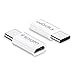 Spigen CAMC2 USB Type C Adapter 2 Pack with 56K Resistor USB-C Standard for Google Pixel / Pixel XL / Nexus 5X / 6P / One Plus 2 / Apple MacBook Pro 2016 / Chrome Book / LG V20 - White