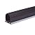 Heavy-Duty U Ring Shape Universal Garage Door Bottom Seals Rubber with Aluminum Track Retainer Base Kit