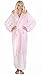 Arus Women's Ankle Length Hooded Soft Twist Turkish Cotton Bathrobe