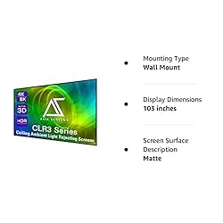Akia Screens CLR ALR Projector Screen 103 inch 16:9