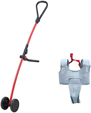 ベビーウォーカー 歩行ハーネスとドロップを学ぶベルト式補助デュアル子供ウォーカーの赤ちゃん