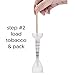 RAW 1 1/4 Pre-Rolled Cone Filler and Loader w/Measuring Guide - Includes: packNpuff Cone Filling Tool, and Wooden Packing Stick