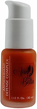 Aún Bella Antioxidant Defense Complex Serum for Face and Neck, with Natural Antioxidants and Aminoacids Protects the Skin 24/7 – Can be used on the eye area - 1.12 fl oz