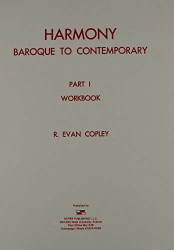 Harmony,Part I Workbook (Looseleaf)