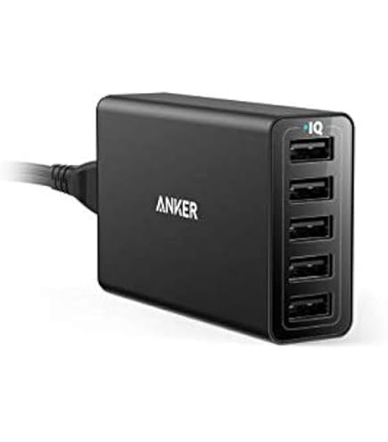 スマホアクセサリー Smart USB Charger 40W 8A 8 Multi-Port Amazon.com: Multiple USB Charger, 40W 8-Port Desktop