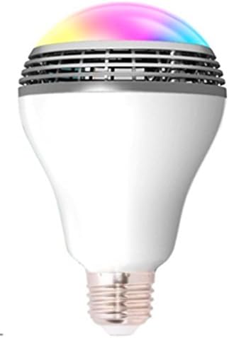 Smart LED Light Bulb with Bluetooth 4.0 Speaker,E27 Dimmable Multicolored Color Changing LED Lights ,Works with iPhone, iPad, Android Phone