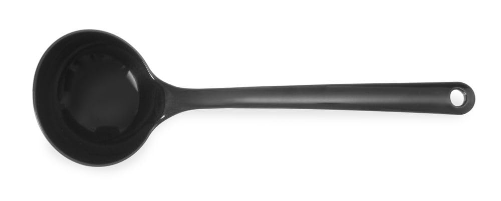 HENDI Sauce spoon, black, 300 mm, 0.14 L