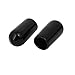uxcell 6mm Inner Dia Rubber Hose End Cap Screw Thread Protector Cover Black 100pcs