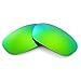 Walleva Emerald Mirror Coated Polarized Replacement Lenses for Oakley Square Wire 2.0 Sunglasses